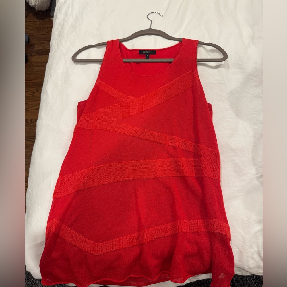 Women’s red work top